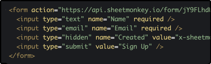 Basic html screenshot